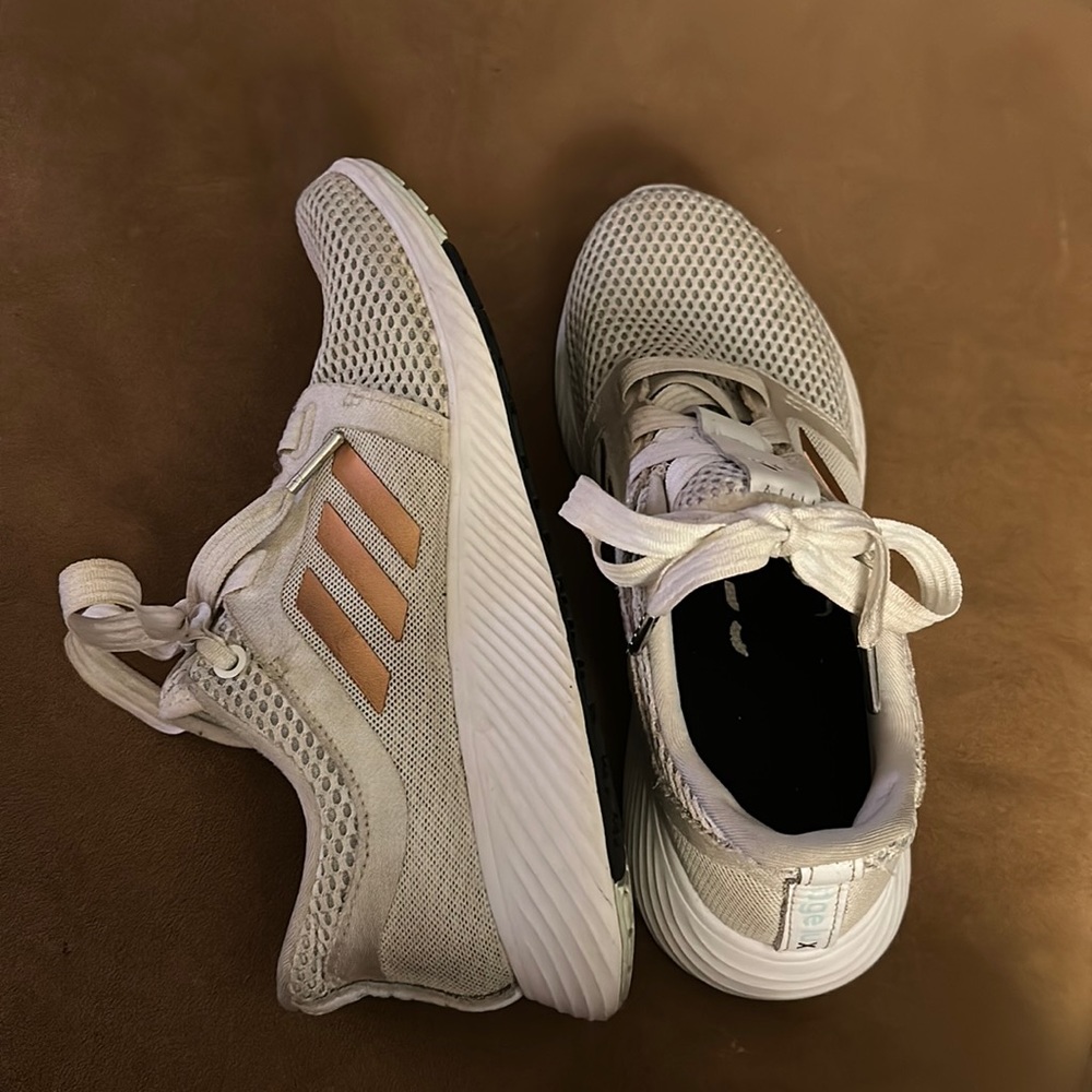 Adidas white edge lux running shoes